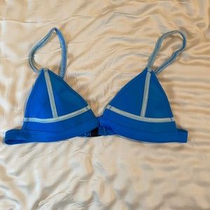 TRIANGL blue triangle swimsuit top